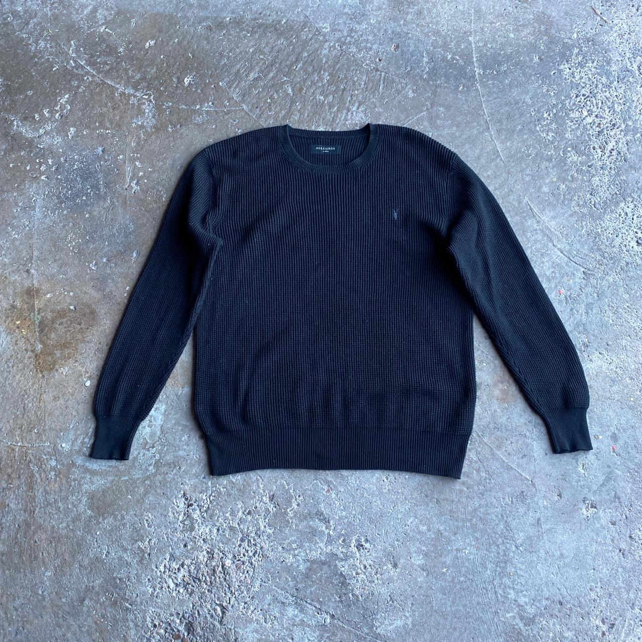 Black All Saints Knitted Jumper - L
