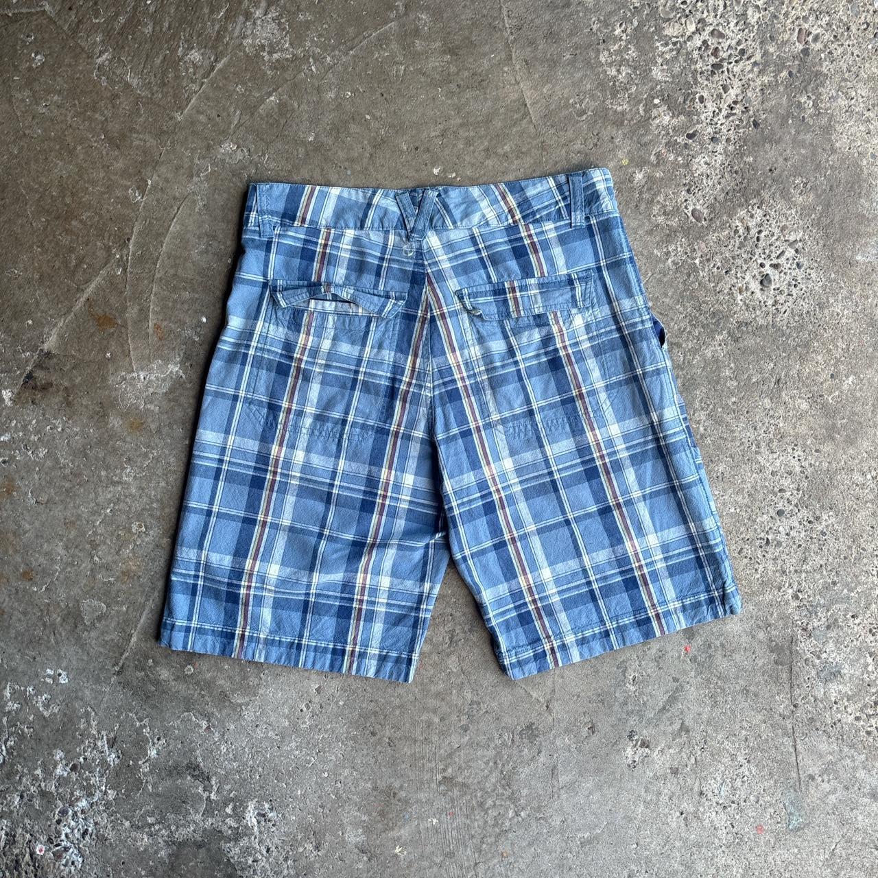Blue Checkered 5DSL Shorts