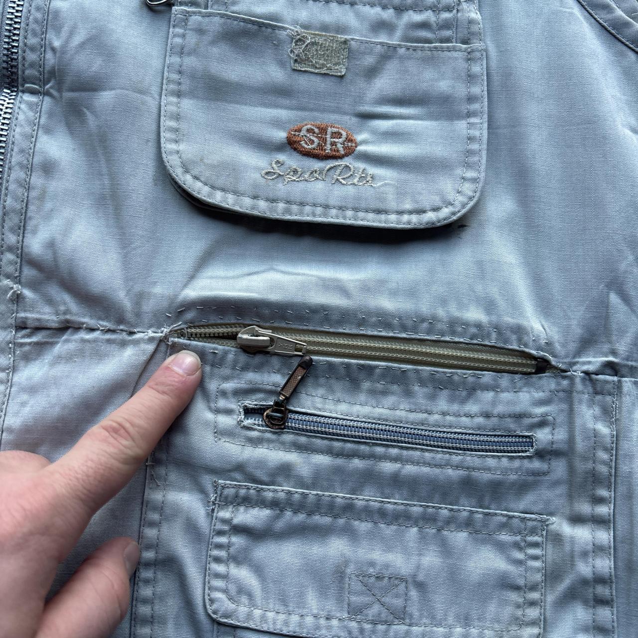 Vintage Grey technical vest - XL