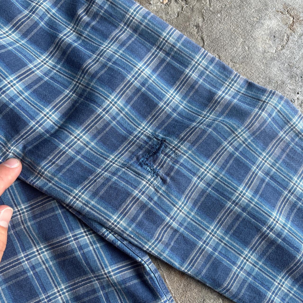 90s Blue chequered Polo Ralph Lauren shirt