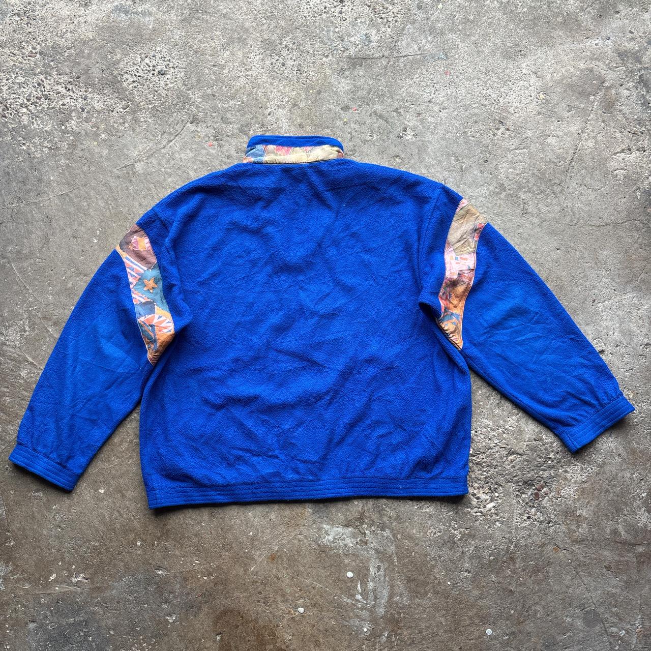 80s blue Australian Tourist fleece with embroidered logo