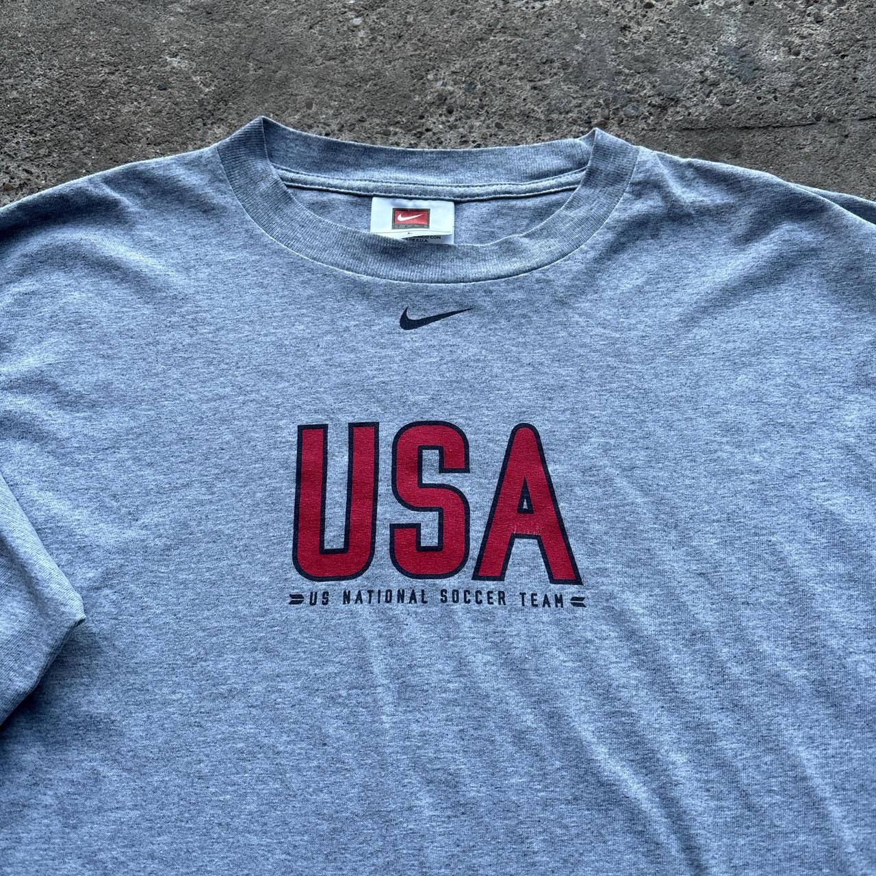 Grey Nike Team USA soccer team T-shirt - L