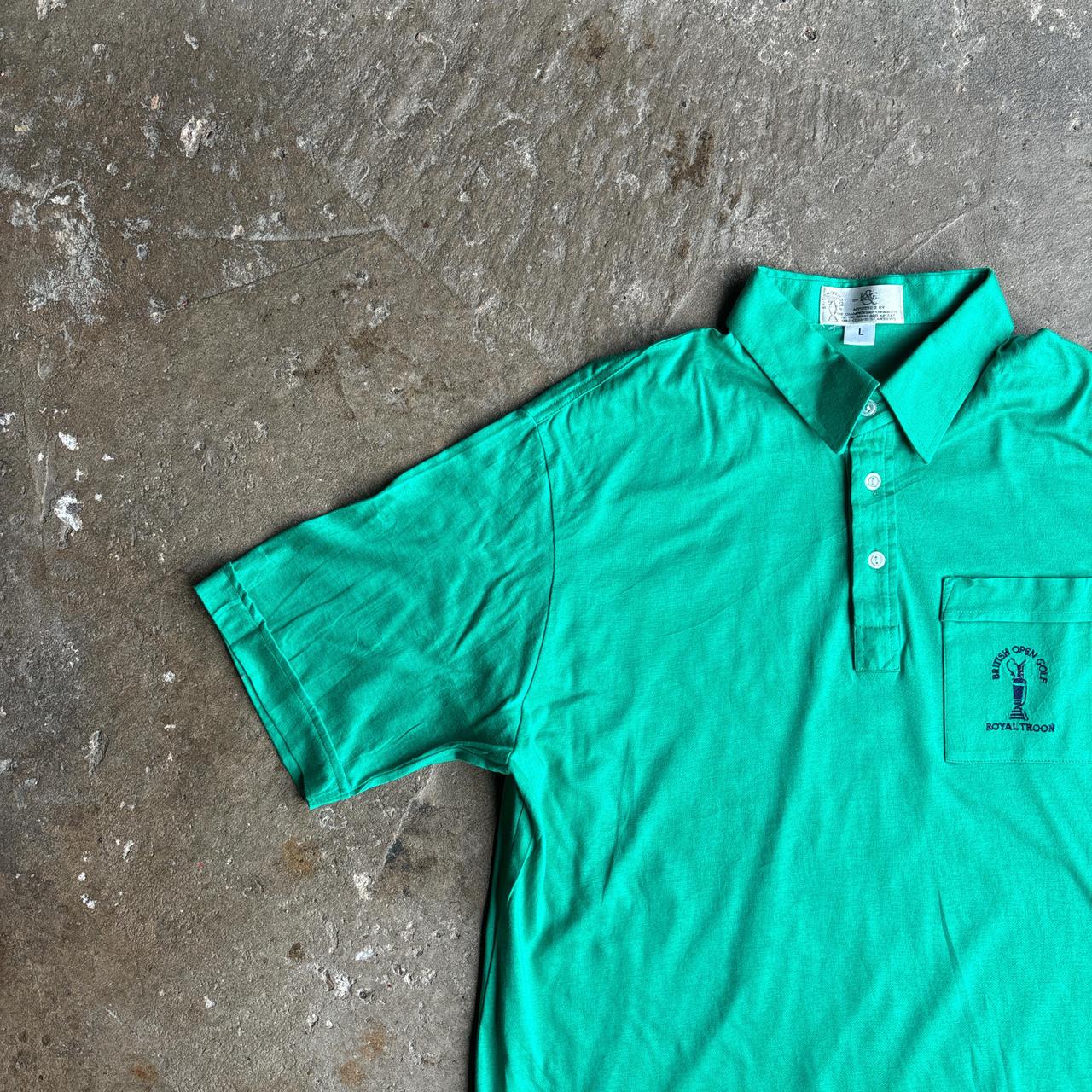 Green ‘British Open Golf’ 1997 Royal Troon Polo Shirt