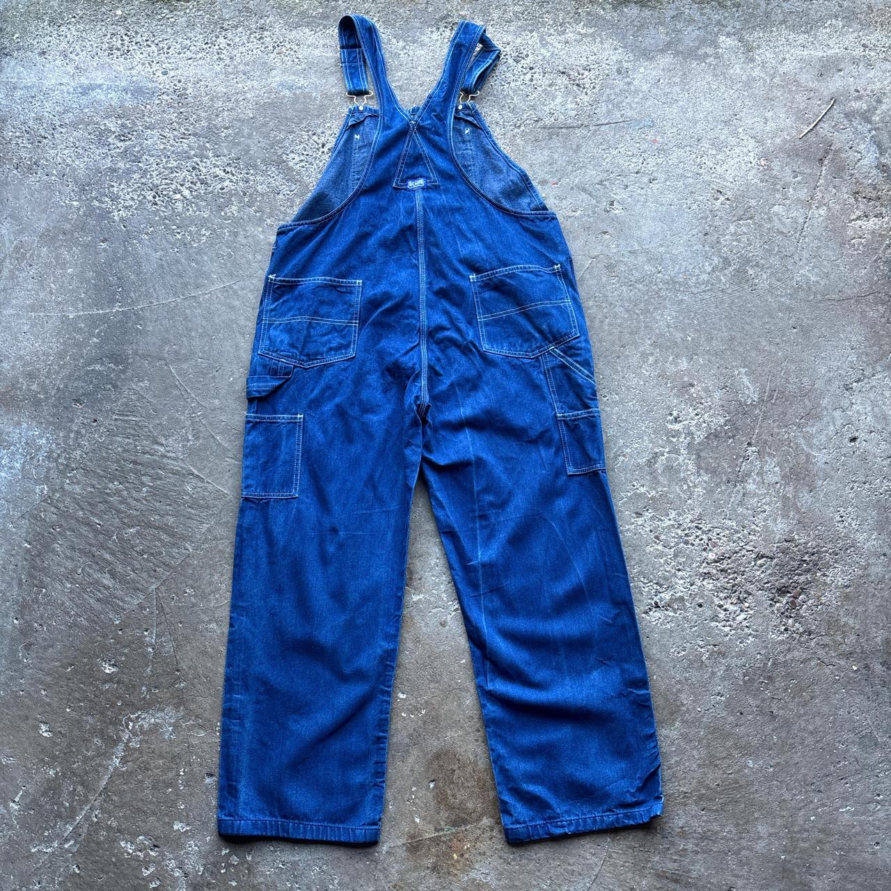 Blue Big Smith Dungarees - W40