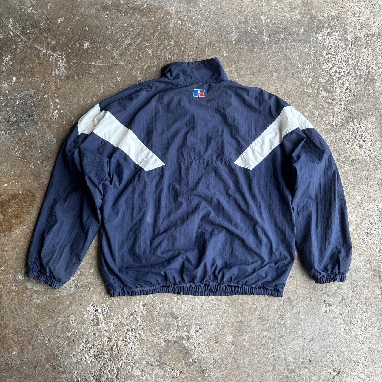 Vintage Navy Russell Athletic Pepsi Sports Jacket - XL