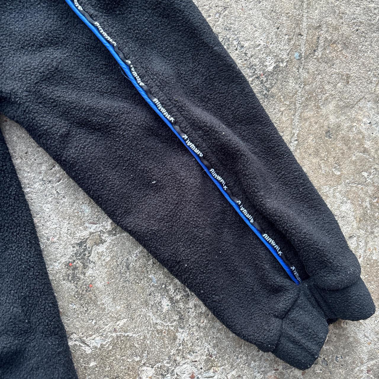 Blue and black Airwalk Zip-up fleece