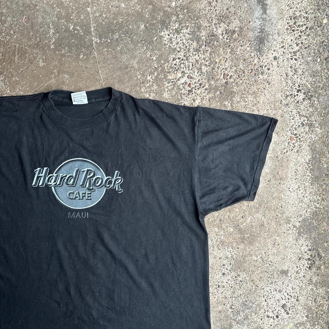 Black Hard Rock Cafe Maui Graphic T-Shirt - 2XL