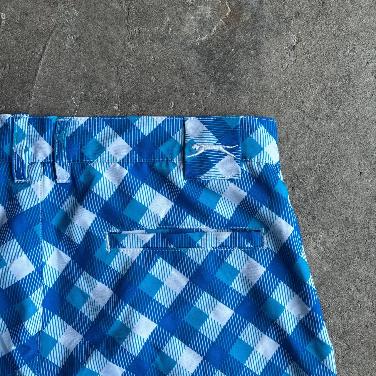 Blue & White Slazenger Patterned Shorts