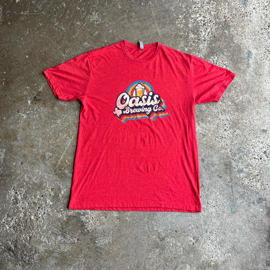 Red Graphic Brewing Company T-Shirt - L