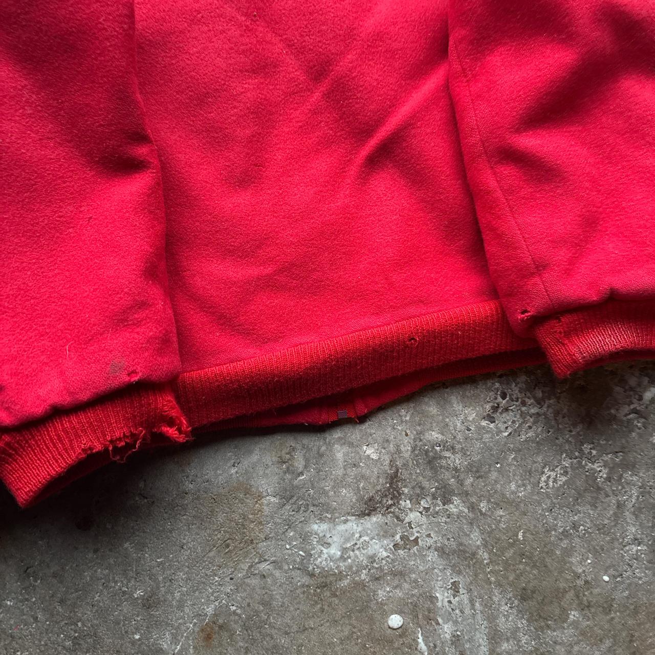 Vintage red Coca Cola bomber jacket