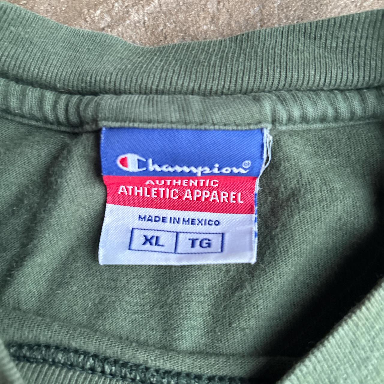 Vintage Green Champion T-Shirt - XL