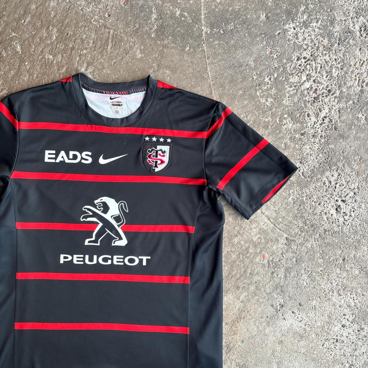 Black Nike Stade Toulouse 2023/24 Home Rugby Shirt - M
