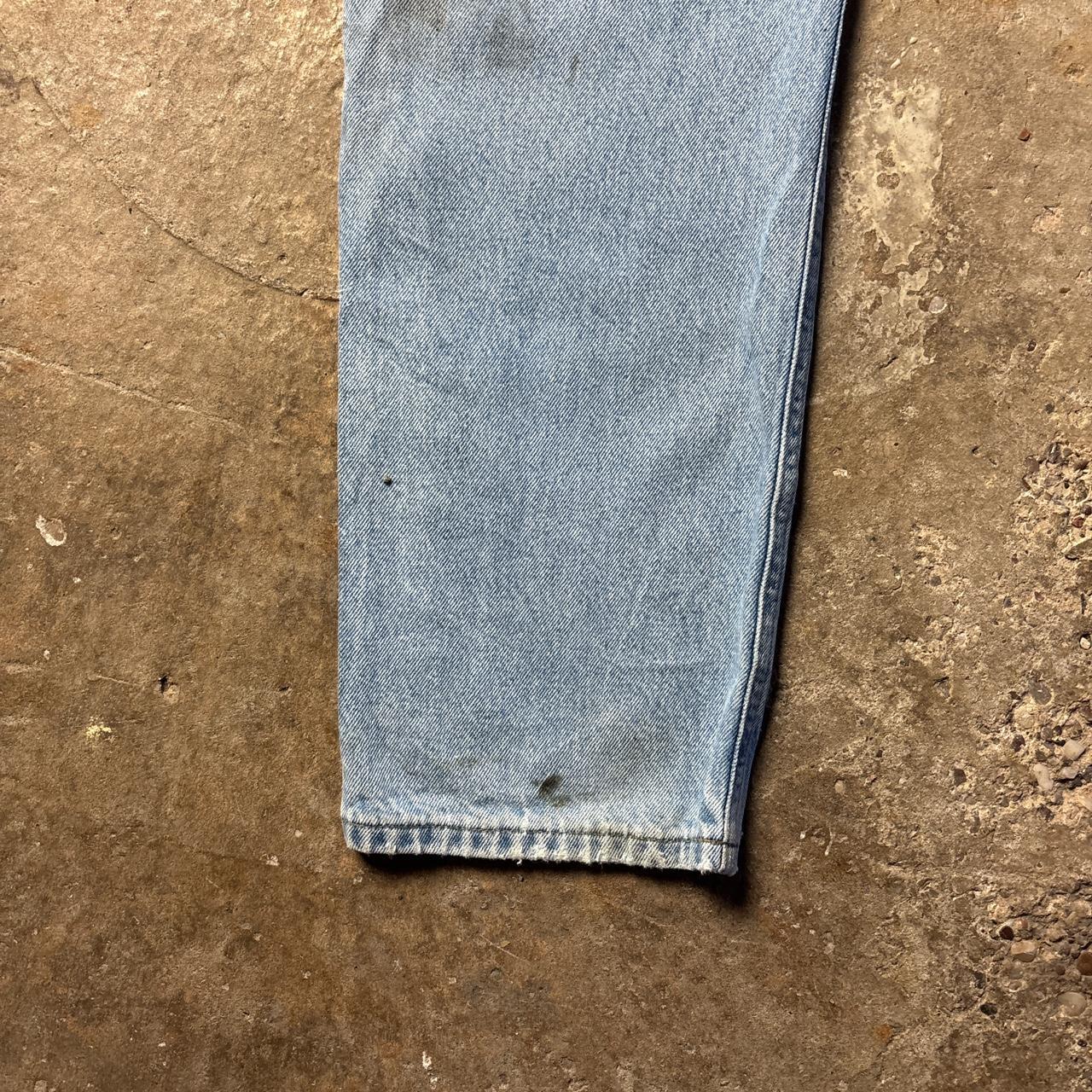 Blue Distressed Carhartt Jeans - W34