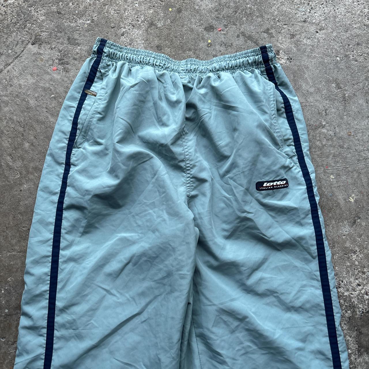 Grey / green Lotto track pants