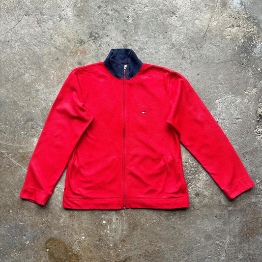 Red and navy Tommy Hilfiger fleece