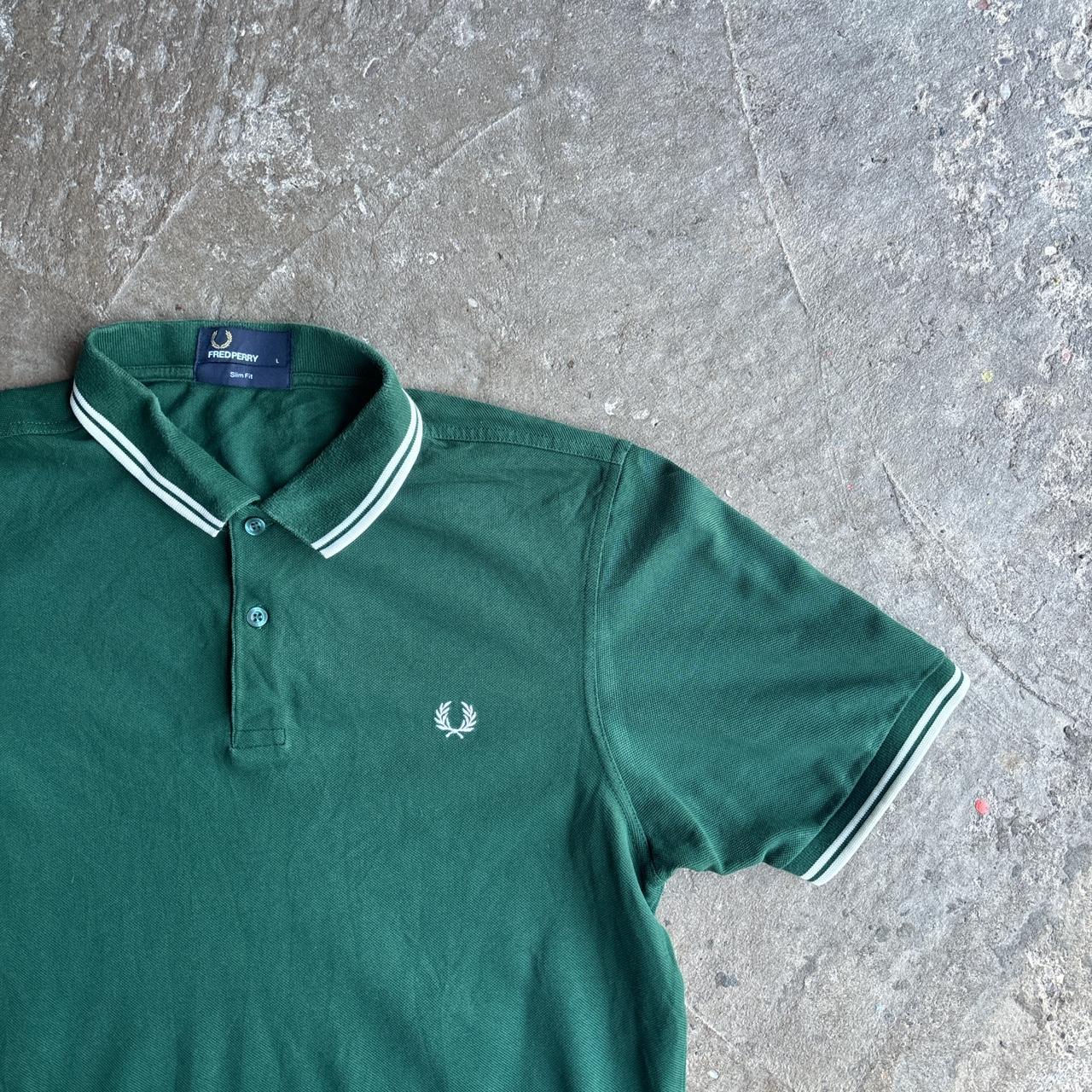 Green Fred Perry Polo Shirt