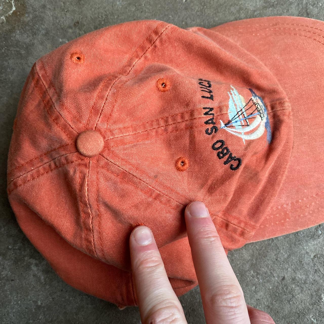 Orange Cabo San Lucas Embroidered Cap - One Size