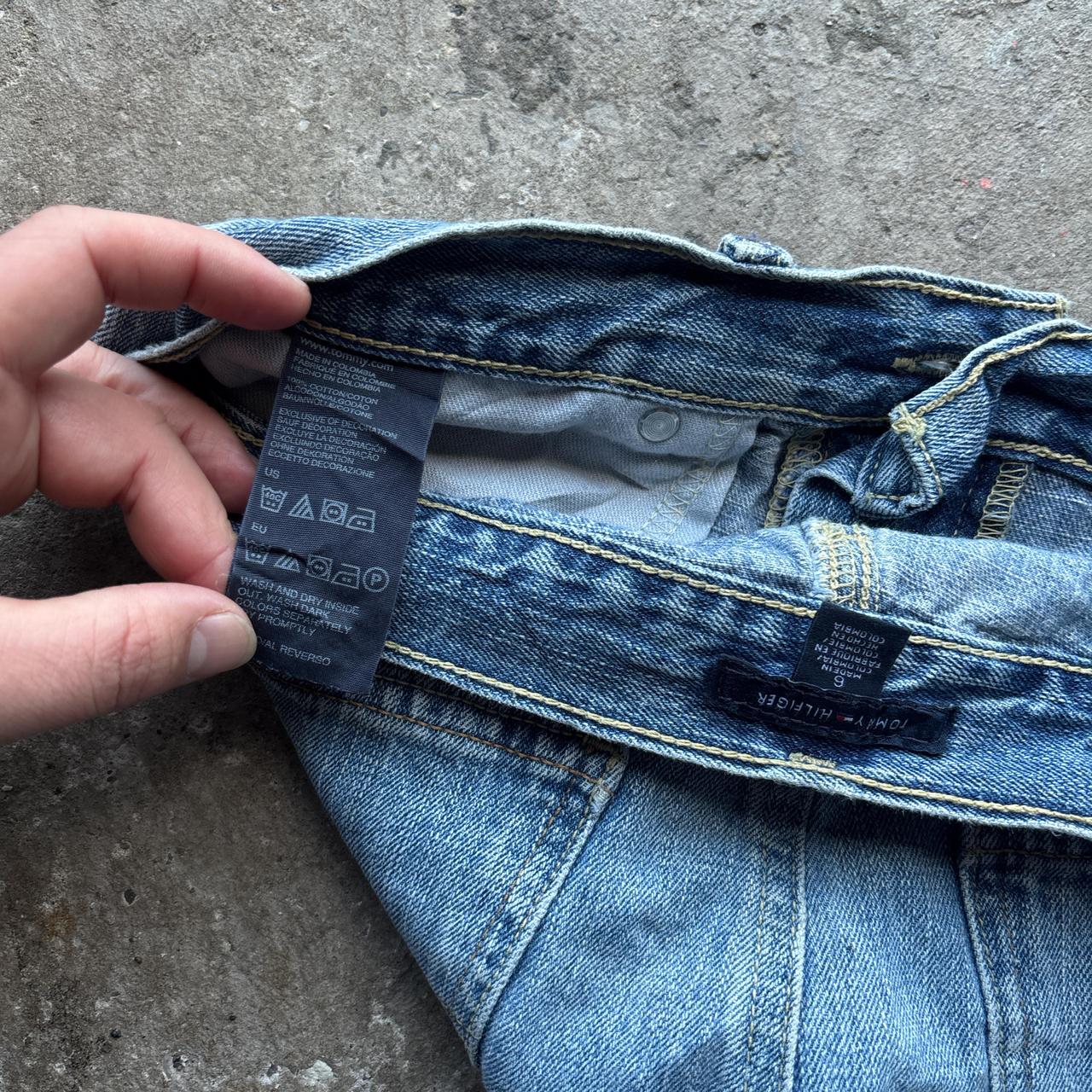 Blue denim Tommy Hilfiger short shorts