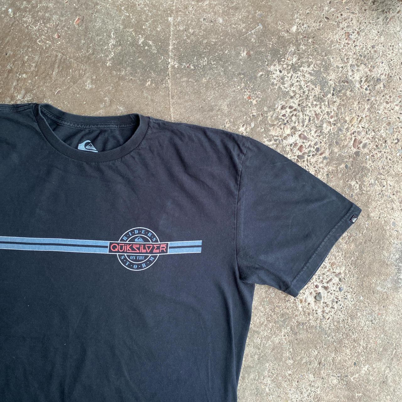 Black Quiksilver Graphic T-Shirt - 2XL