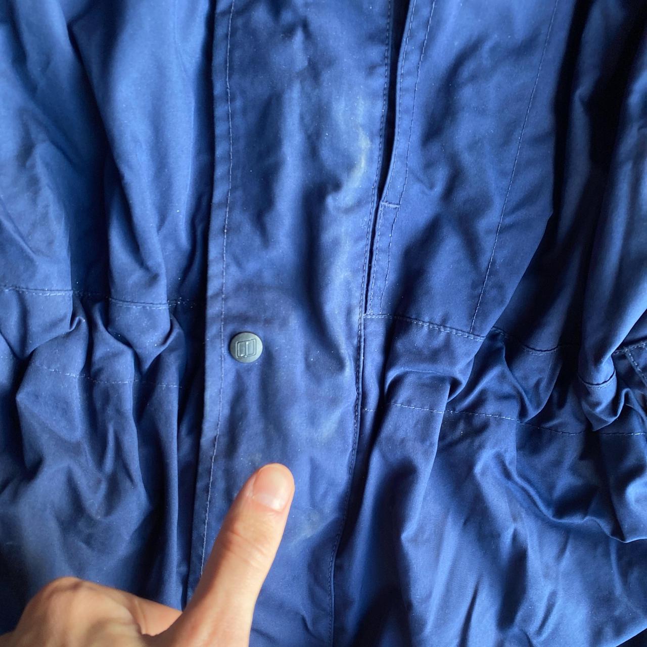 Navy Berghaus Hooded Rain Jacket- XL