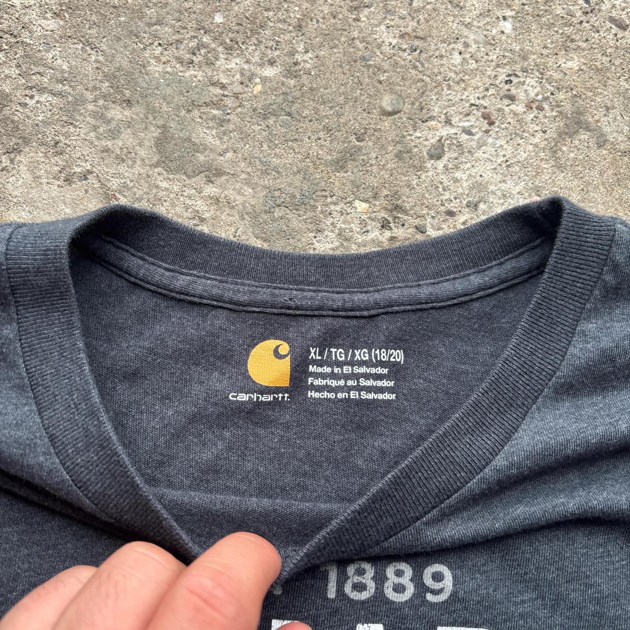 Grey Carhartt graphic tee - XL