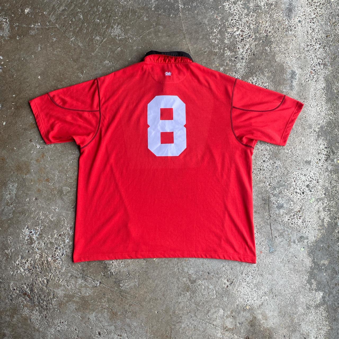 Red Reebok Wales Rugby Polo Shirt - XL