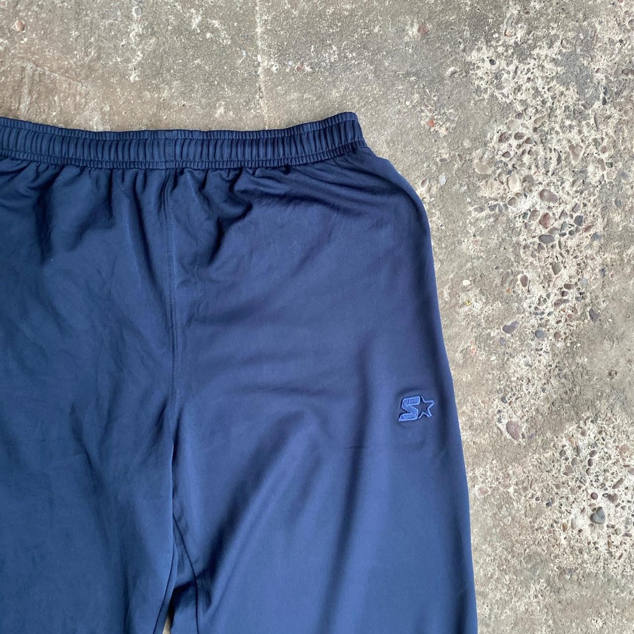 Navy Starter Tracksuit Bottoms - M