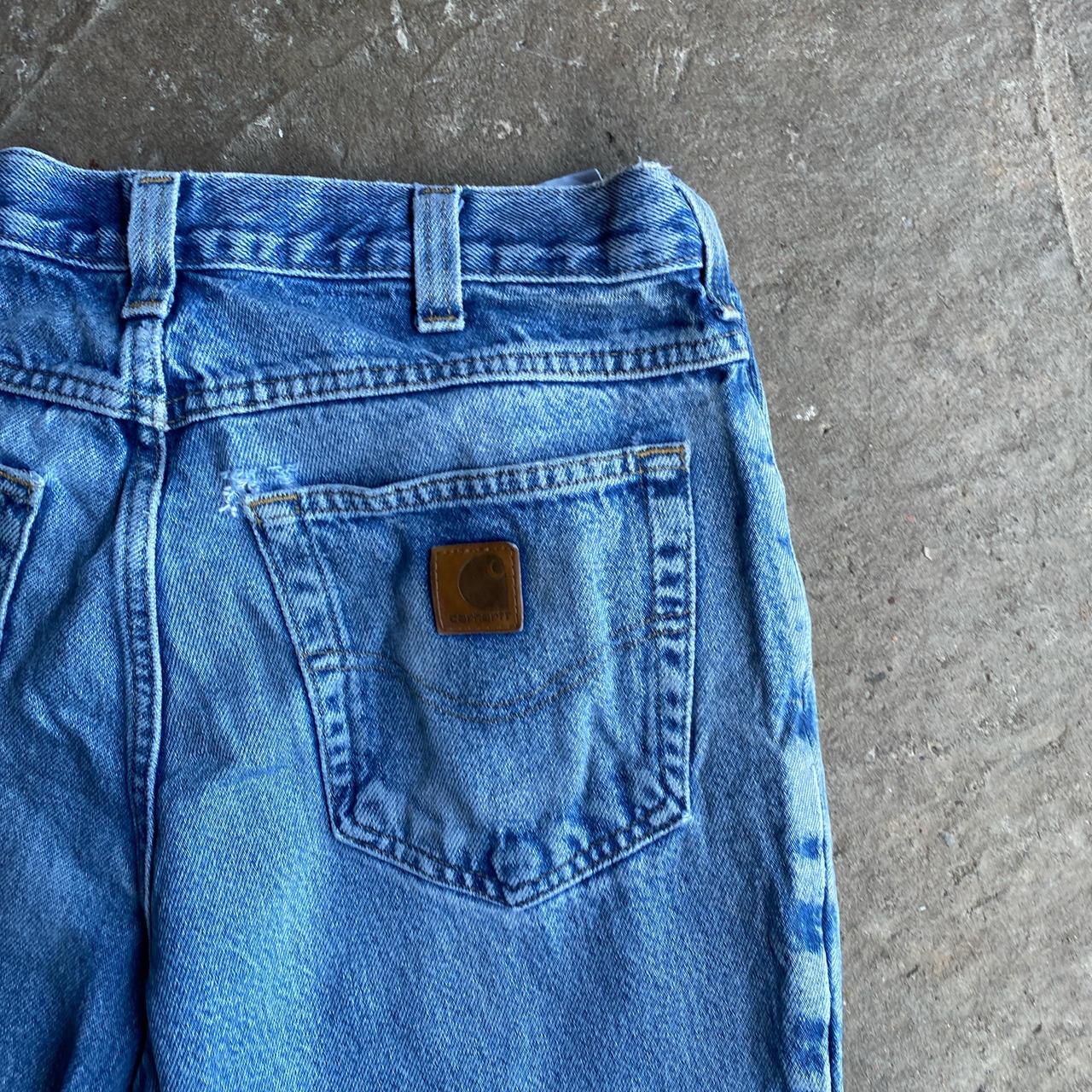 Blue Denim Carhartt Jeans - W30" (women’s)