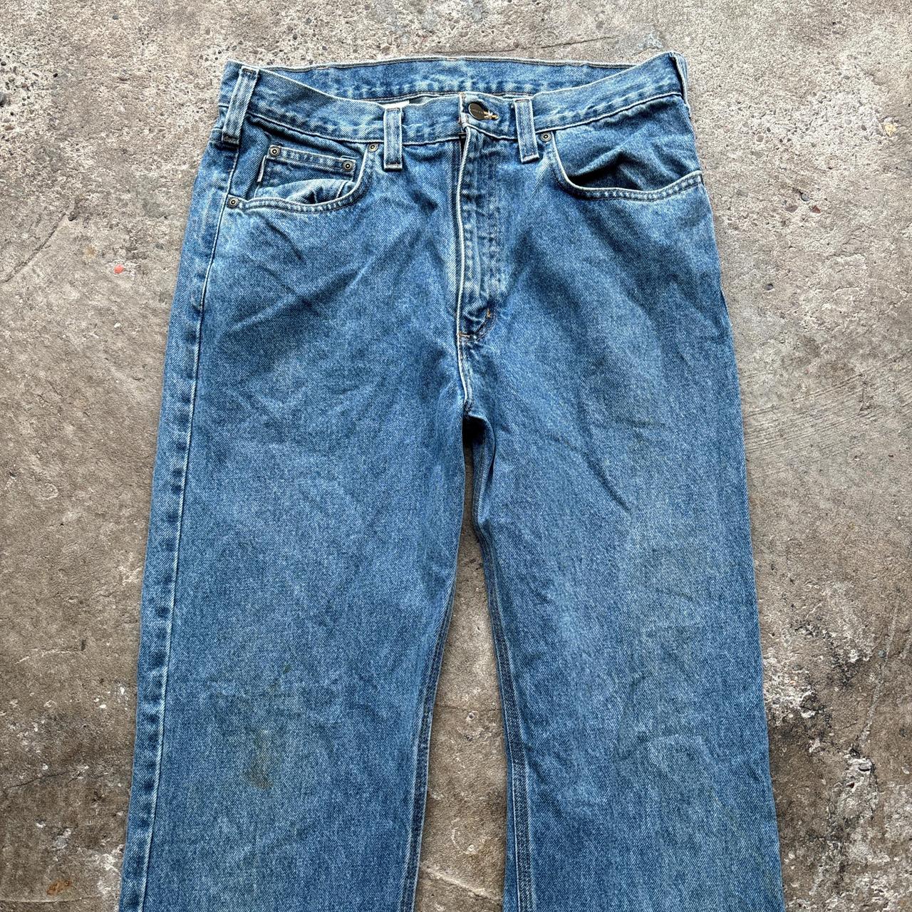 Blue denim Carhartt jeans