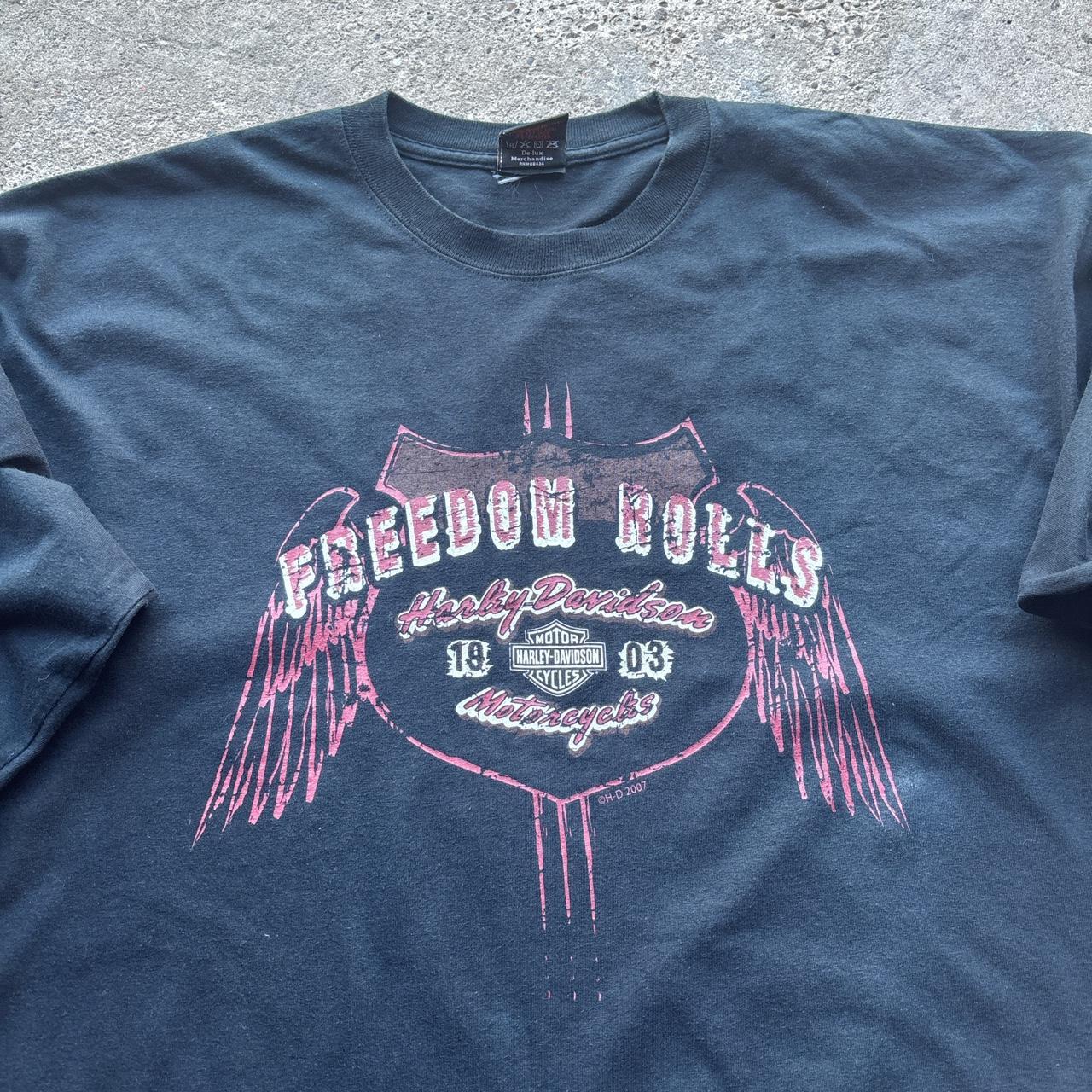 2007 Black Harley Davidson Long Sleeve top