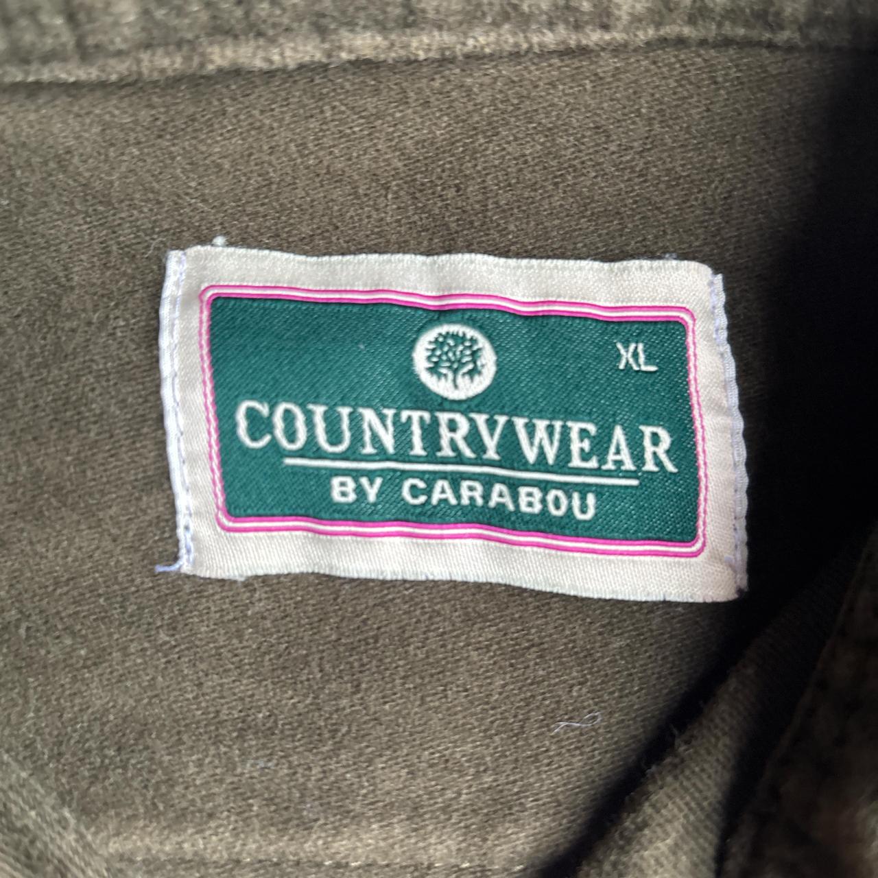 Khaki Green Heavyweight Cotton Shirt - XL