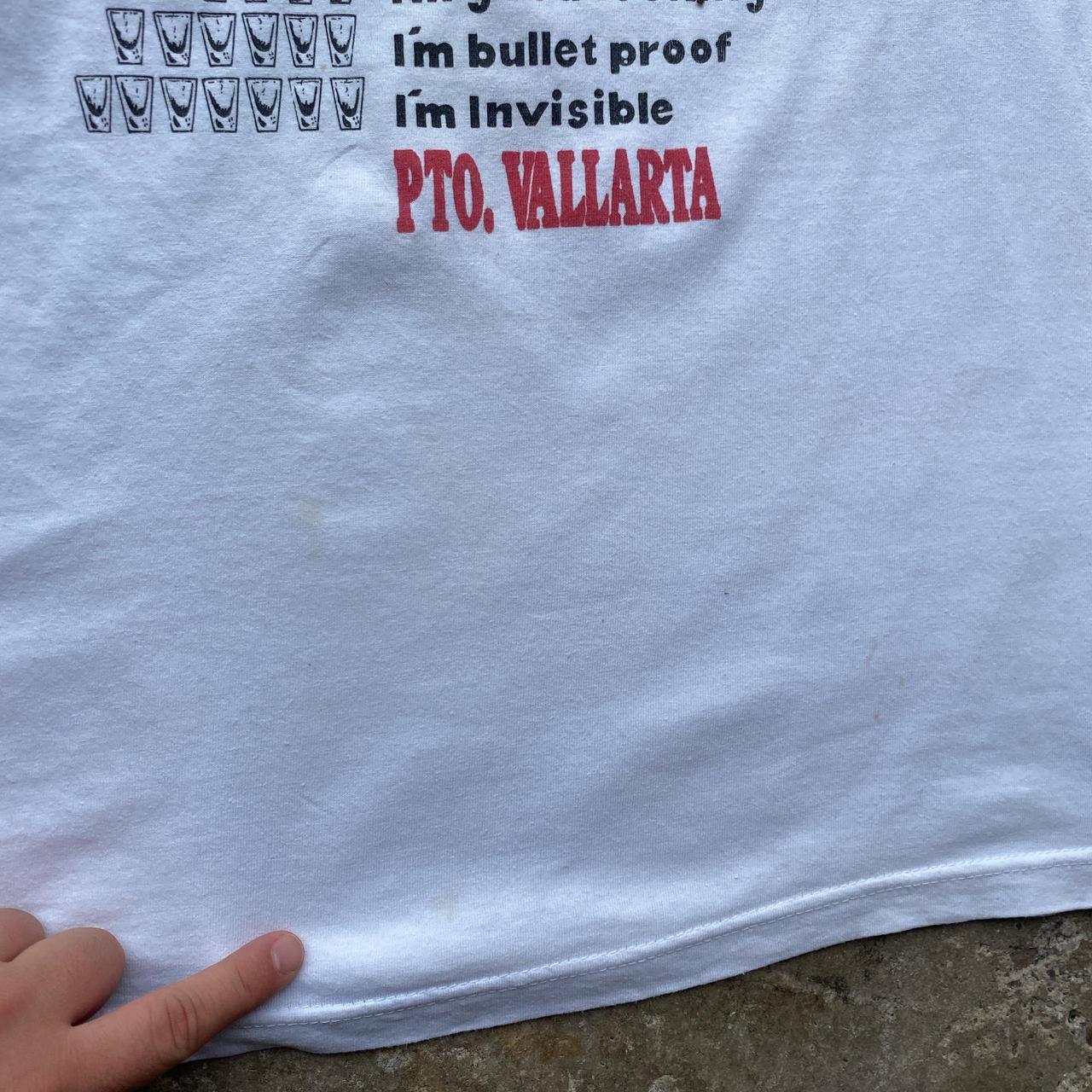 Vintage White ‘Tequila’ t-shirt - L