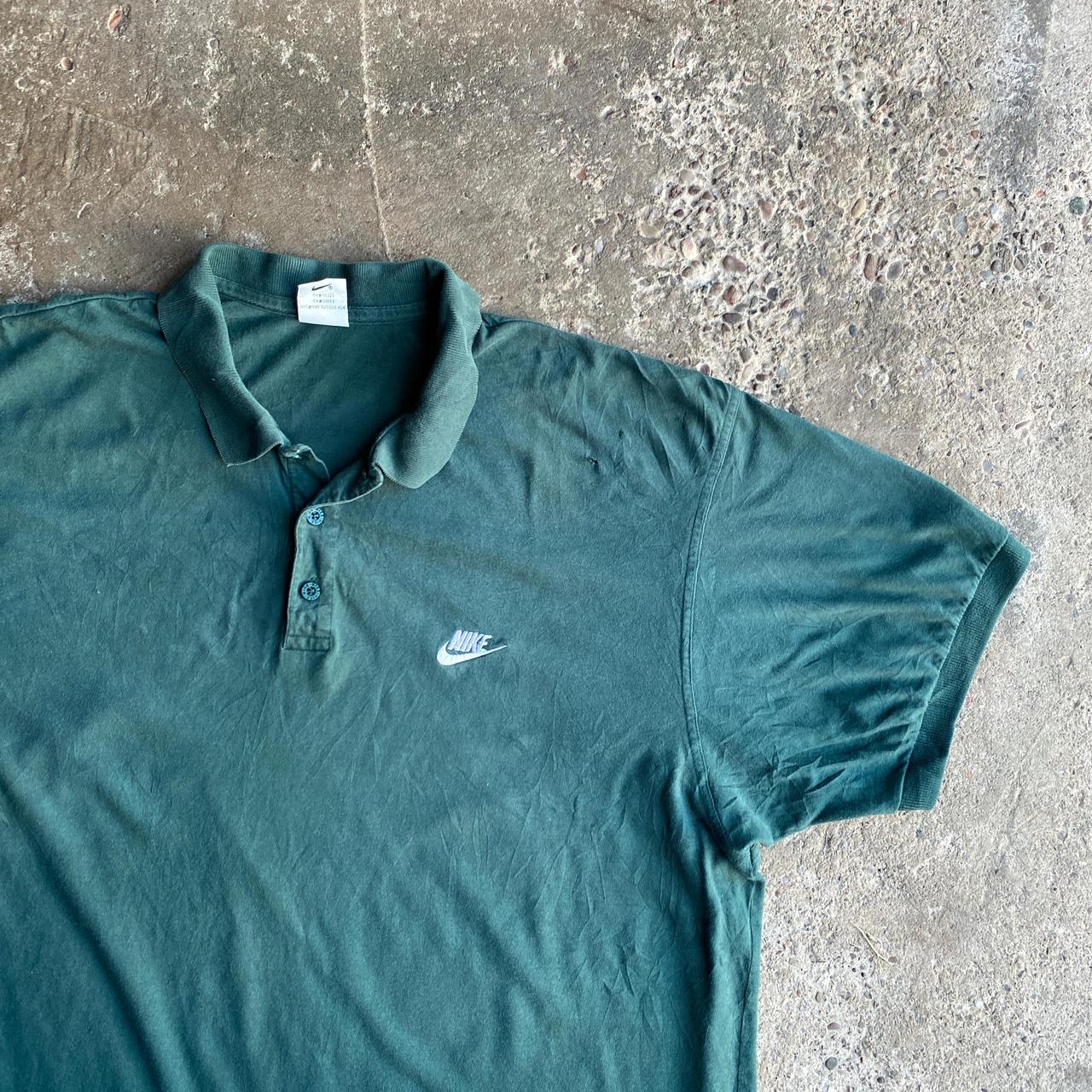 Vintage ‘90s Green Nike Polo Shirt - 2XL