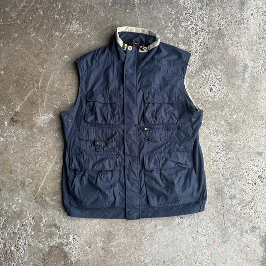 Navy Blue Technical Jacket Vest - XL