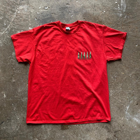 Red ‘Island Motion’ beer t-shirt