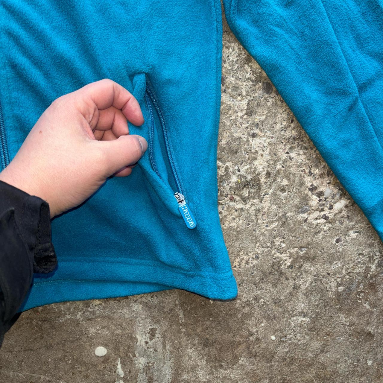 Teal Kappa Fleece with embroidered logo