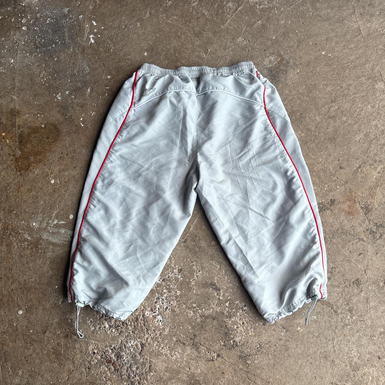 Light Grey FILA 3/4 Sports Shorts