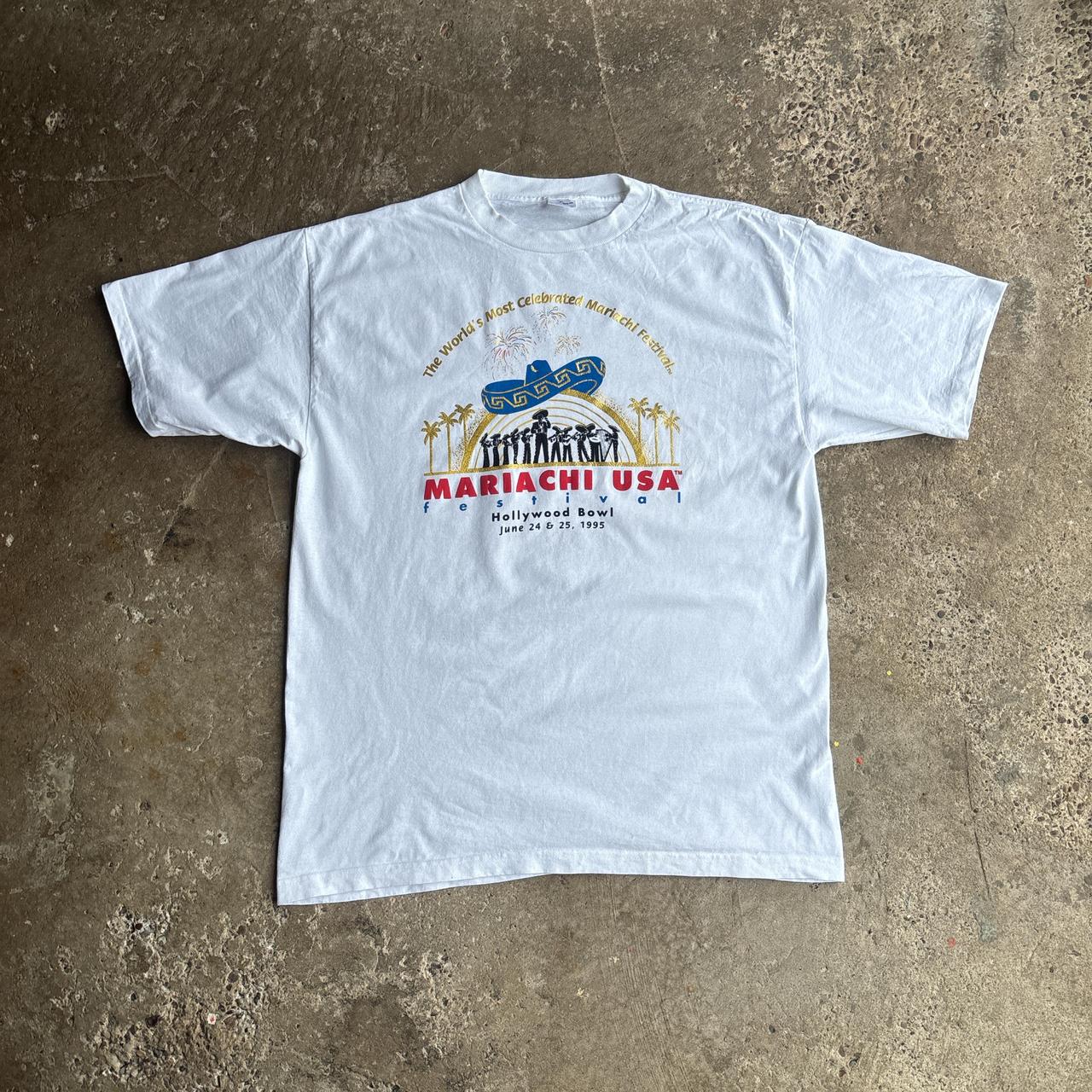 Vintage White ‘95 Single Stitch Graphic T-Shirt - XL