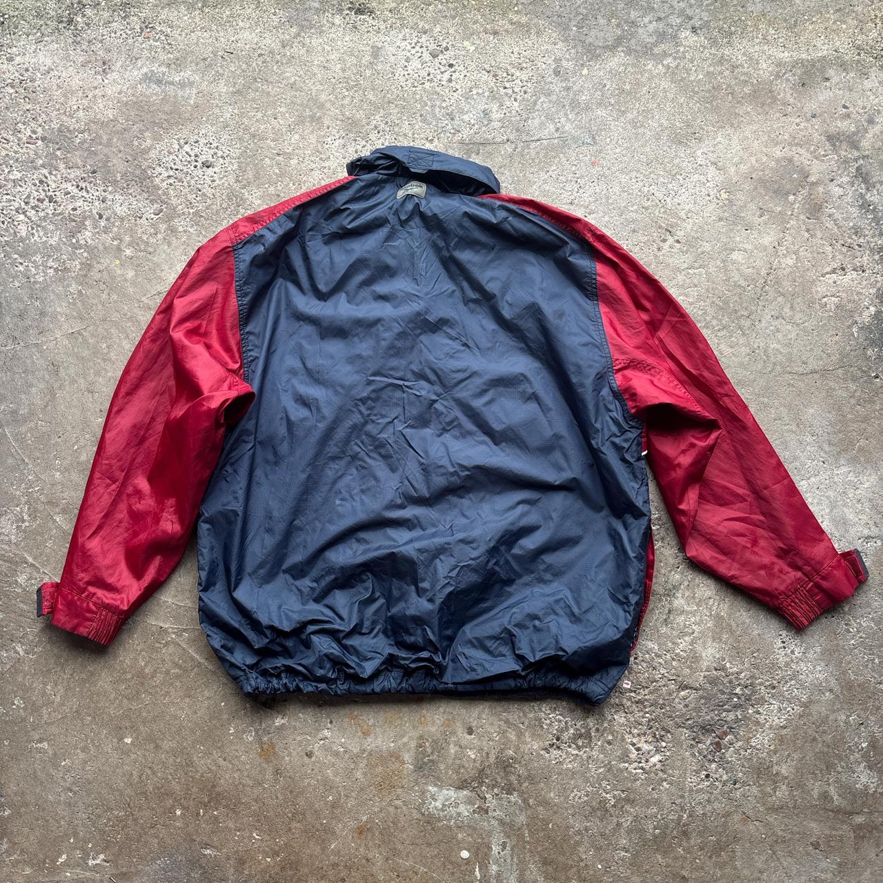 Vintage Red and navy Reebok windbreaker