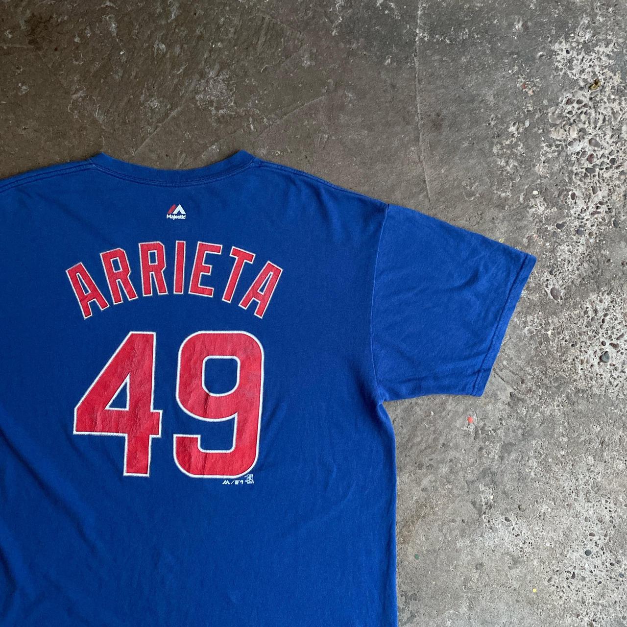 Blue Chicago Cubs Graphic MLB T-Shirt - XL