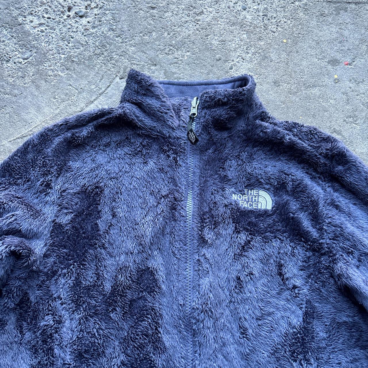 Purple The North Face Fleece Jacket - M