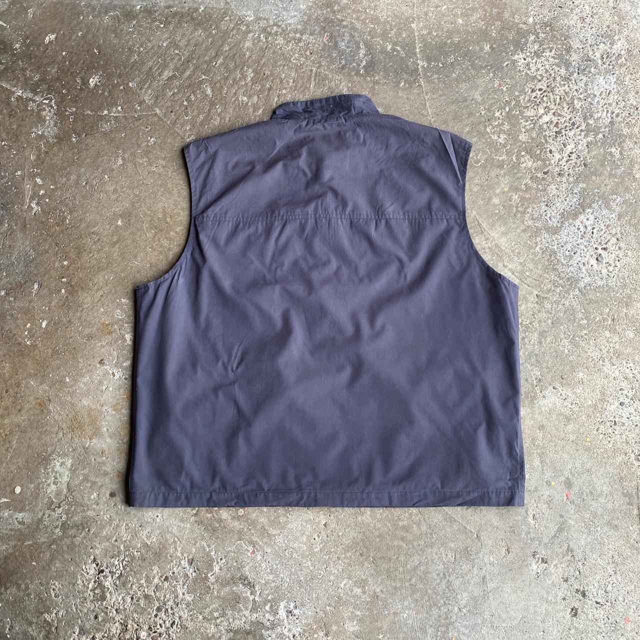 Vintage Grey Technical Full Zip Vest Jacket - 2XL