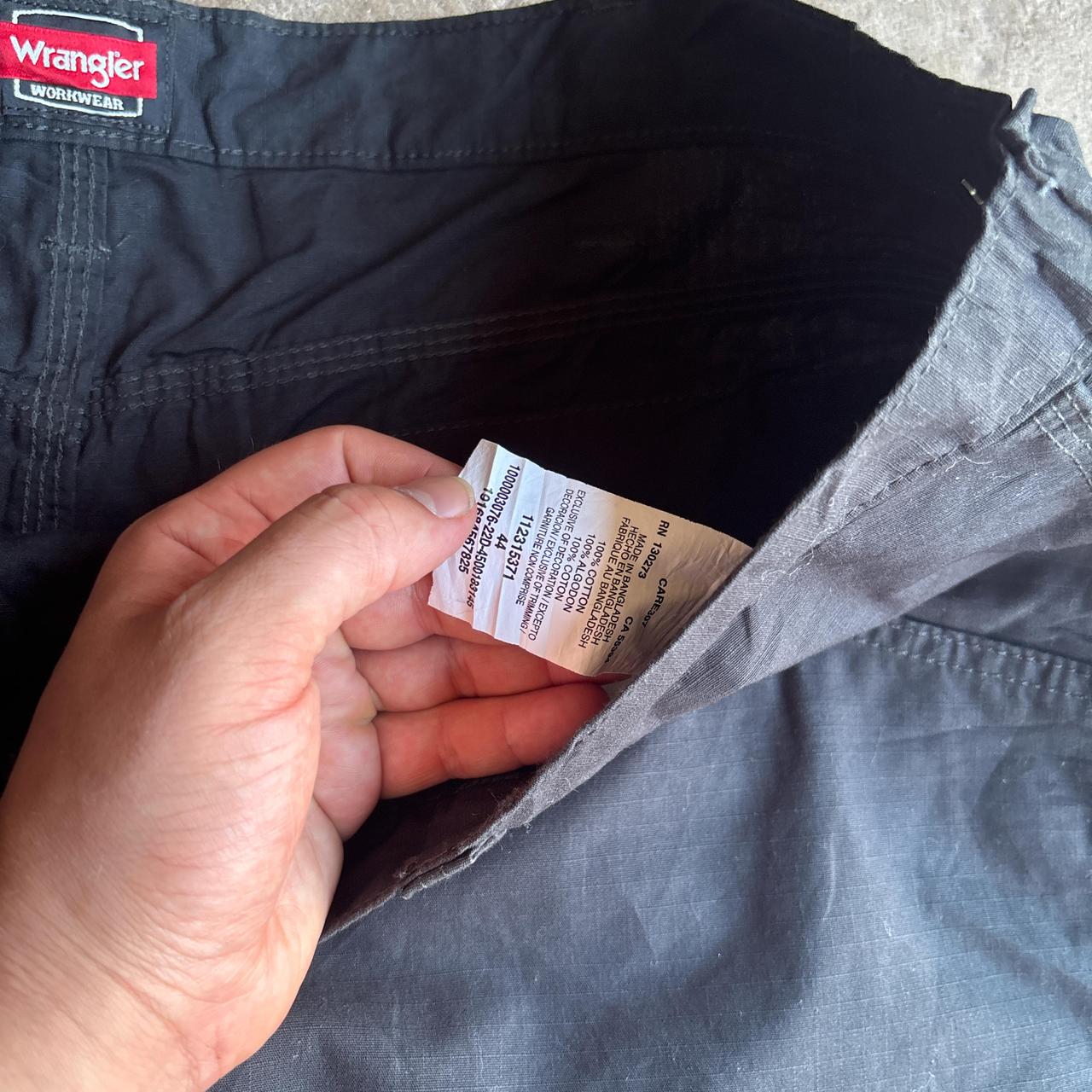 Black Wrangler Workwear Shorts