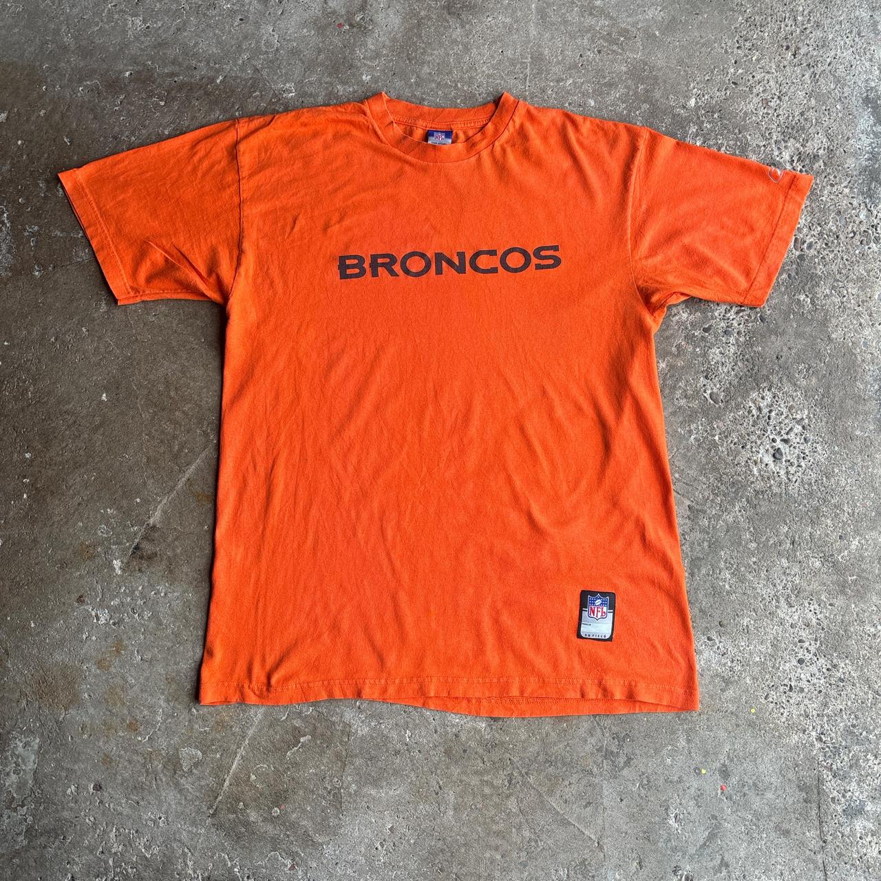 Orange Denver Broncos Reebok NFL T-Shirt - L