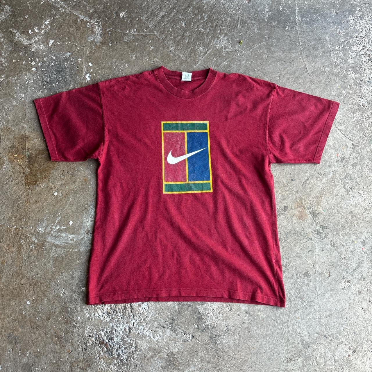 Vintage Red Nike Court T-Shirt