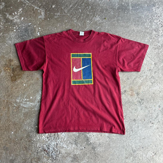 Vintage Red Nike Court T-Shirt