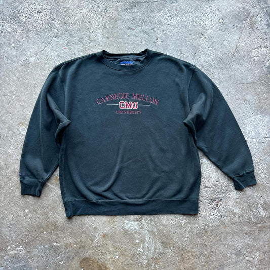 Black Jansport sweatshirt with ‘Carnegie Mellon University’ embroidered
