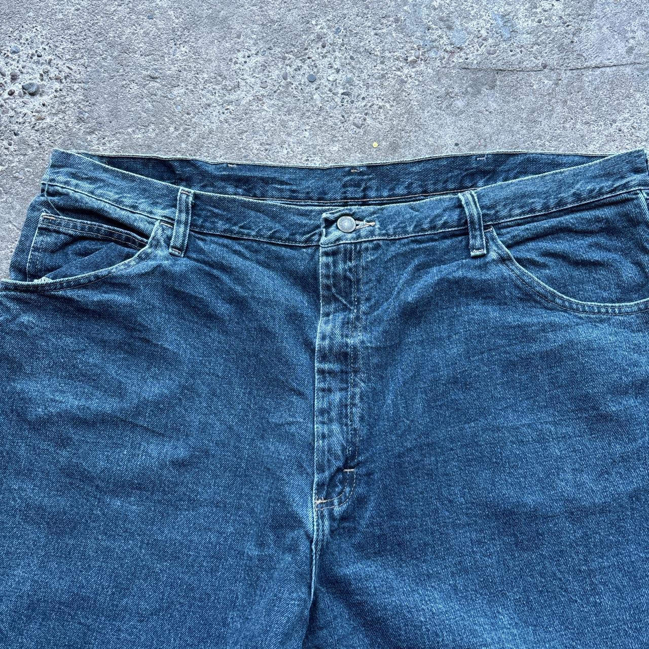 Blue denim Wrangler shorts