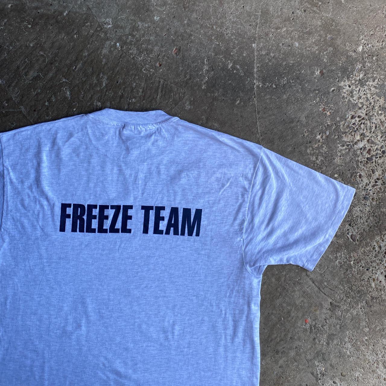 Grey ‘Freeze Team’ Graphic T-Shirt - XL