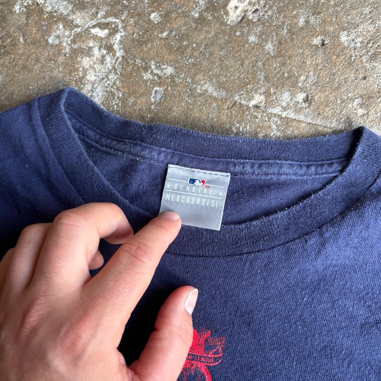 Navy MLB Boston Red Sox long-sleeve top